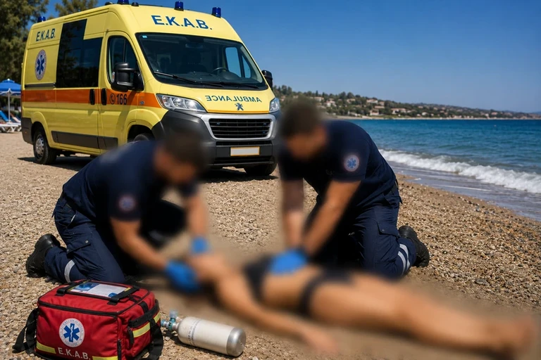 Μήνυση σε διασώστες του ΕΚΑΒ στην Κρήτη για ανθρωποκτονία από αμέλεια – Συγγενείς γυναίκας που πέθανε στη θάλασσα
