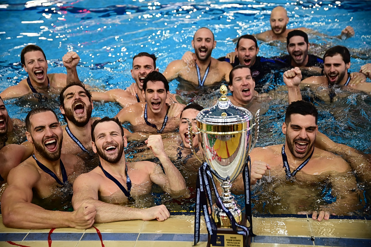 Ολοι οι τίτλοι στο πόλο ανδρών: Το 40ό πρωτάθλημα για τον Ολυμπιακό