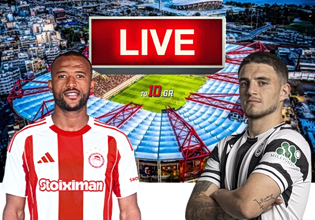 LIVE: Ολυμπιακός – ΠΑΟΚ