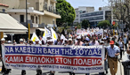 Χανιά: Συλλαλητήρια για να κλείσει η βάση της Σούδας – «Καμιά εμπλοκή της Ελλάδας στον πόλεμο»