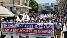 Χανιά: Συλλαλητήρια για να κλείσει η βάση της Σούδας – «Καμιά εμπλοκή της Ελλάδας στον πόλεμο»