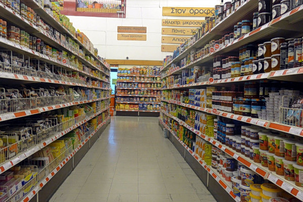 Ανοδος 6,9% στις πωλήσεις των σούπερ μάρκετ το πρώτο τρίμηνο του 2026