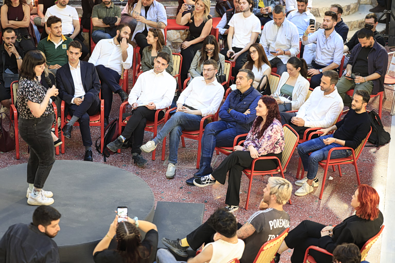 Unmute Now Athens: Ο Αλέξης Τσίπρας στο πλευρό της νέας γενιάς