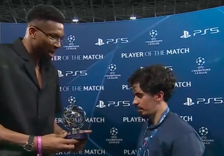 Champions League: MVP ο Βιτίνια, ο Αντετοκούνμπο την απονομή (vid)