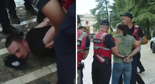Αλβανία: Διαδηλωτές πέταξαν αυγά σε αυτοκίνητα βουλευτών – Βίαιες συλλήψεις από την αστυνομία