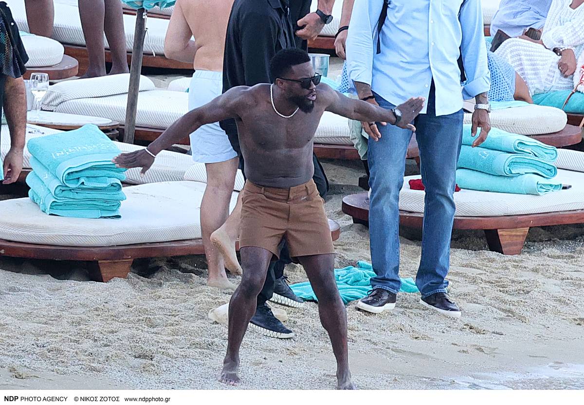Kevin Hart και ράπερ Ludacris: Οι διακοπές τους στη Μύκονο