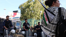 Κινητοποίηση στον Πειραιά ενάντια στην άφιξη του ισραηλινού κρουαζιερόπλοιου Crown Iris