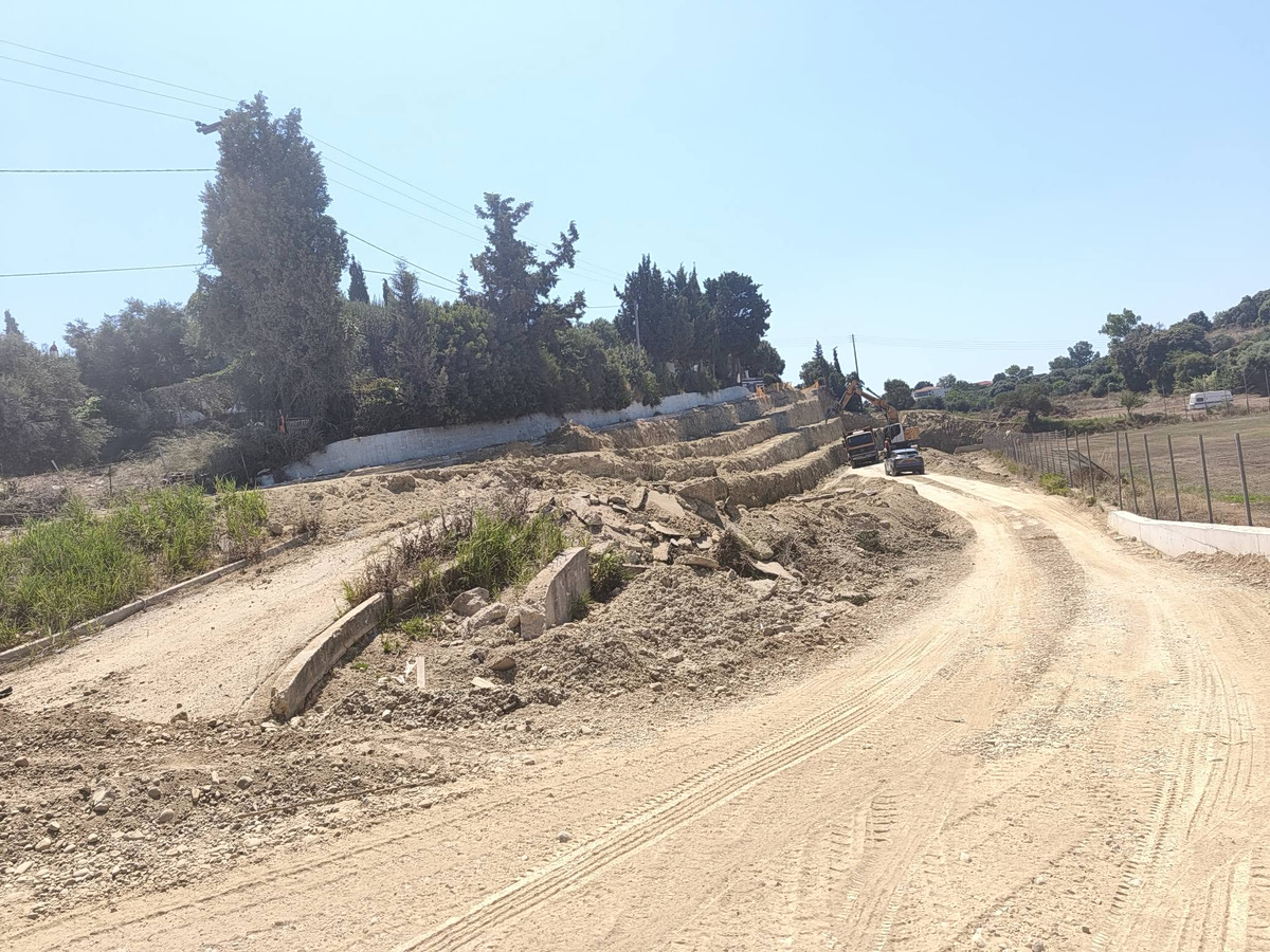 Έργα αποκατάστασης της κατολίσθησης στο Κάστρο
