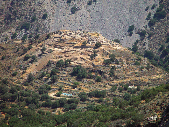 Ο αρχαίος οικισμός του Αζοριά, Πηγή: Wikipedia 