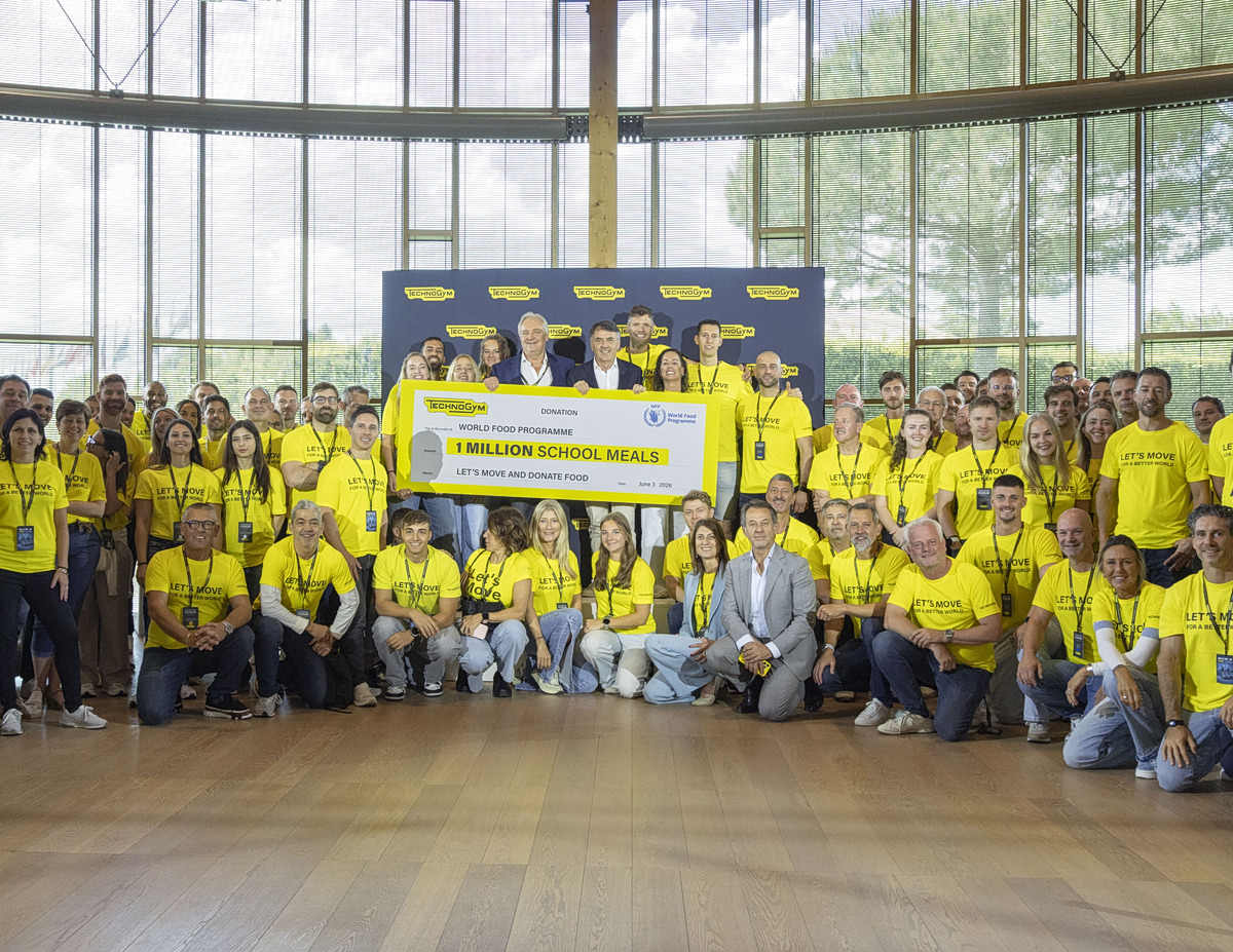 Τεράστια επιτυχία για την καμπάνια της Technogym «Let’s Move & Donate Food»: Δόθηκαν 1 εκατομμύριο σχολικά γεύματα σε παιδιά που έχουν ανάγκη