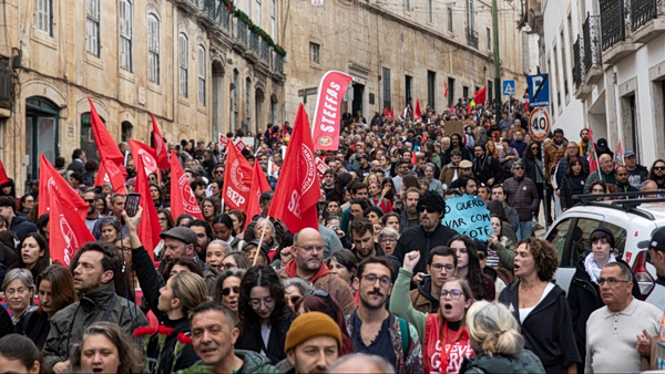 Απεργιακό μπλακ άουτ στην Πορτογαλία για την εργασιακή μεταρρύθμιση – Χωρίς τρένα, πτήσεις και σχολεία
