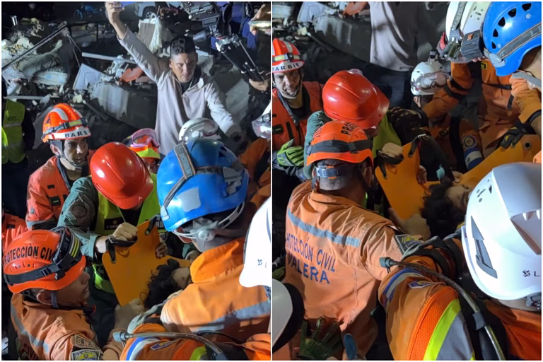 Βενεζουέλα: 21χρονος διασώθηκε έπειτα από 106 ώρες κάτω από τα χαλάσματα