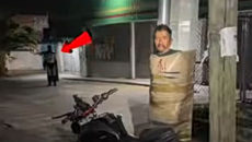 Έχει και το Μεξικό τον Μπάτμαν του – Τιμωρός κλεφτών δένει τους κακοποιούς σε κολώνες φωτισμού