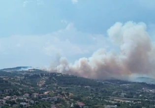 Βρέθηκε σορός στη φωτιά στο Δερβένι Θεσσαλονίκης – «Βροχή» τα 112