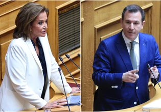 Βουλή: Κόντρα Μπακογιάννη – Δουδωνή για το άρθρο 86  – «Ανέλαβε ρόλο πεθερικών» – «Είμαι καλή πεθερά, το λέει και η νύφη μου»