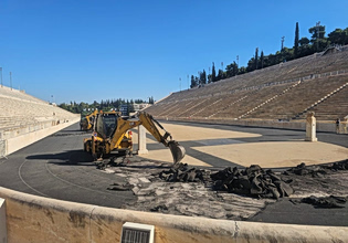 Mε χορηγία του Βαγγέλη Μαρινάκη ξεκίνησαν τα έργα αναβάθμισης στο Παναθηναϊκό Στάδιο (pics)