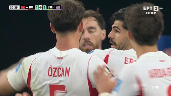 Ανατροπή στο Λος Άντζελες: 2-1 η Τουρκία με τον Γιλμάζ (vids)