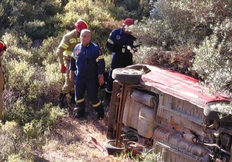 Ρόδος: Θανατηφόρο τροχαίο στην περιοχή της Κρητηνίας – Αυτοκίνητο έπεσε στον γκρεμό
