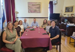 Συνάντηση του Δημάρχου Ιωαννίνων με τον Καθηγητή του Πανεπιστημίου Columbia, Charles Branas