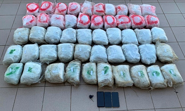 Φλώρινα: Συνελήφθη 68χρονος με πάνω από 55 κιλά κάνναβης σε ΙΧ αυτοκίνητο