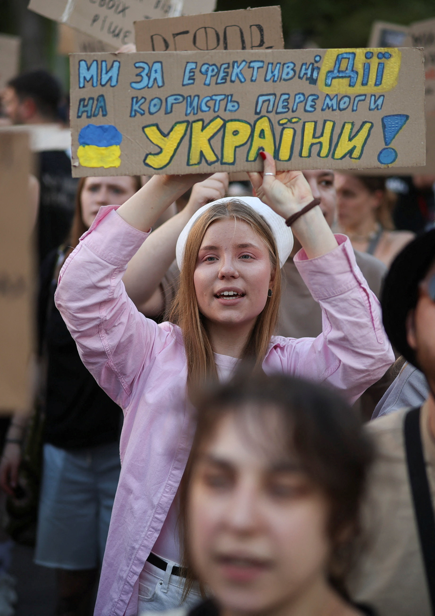 Ουκρανία, διαδήλωση υπέρ του Μιχαΐλο Φεντόροφ