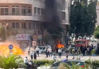 Συρία: Εκρήξεις κοντά στο ξενοδοχείο που διαμένει ο Μακρόν στη Δαμασκό
