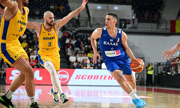 Ρουμανία – Ελλάδα 73-66: «Μπλακ άουτ» στο τέλος και ήττα για την Εθνική (vid)