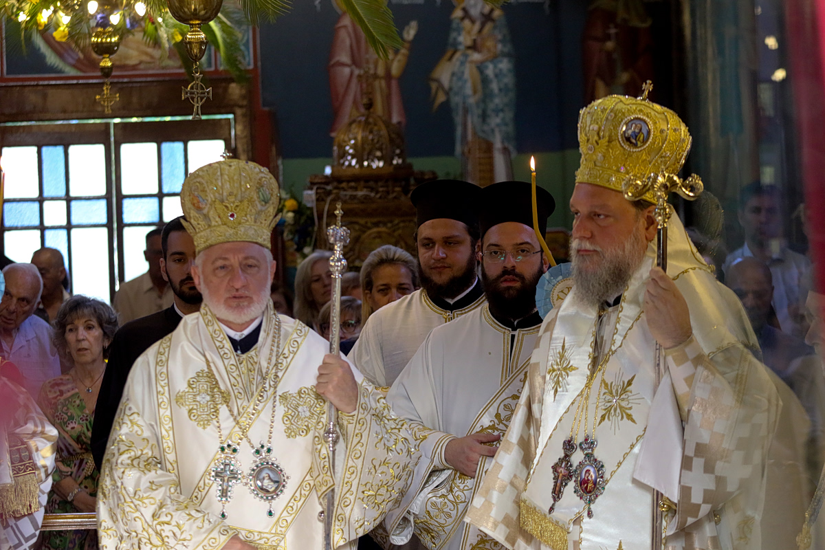 Στη Νέα Ιωνία ο αρχιεπίσκοπος Αμερικής Ελπιδοφόρος