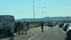 Έβρος: Σοβαρό τροχαίο με καραμπόλα οχημάτων στην Εγνατία Οδό – Βαν μετέφερε μετανάστες