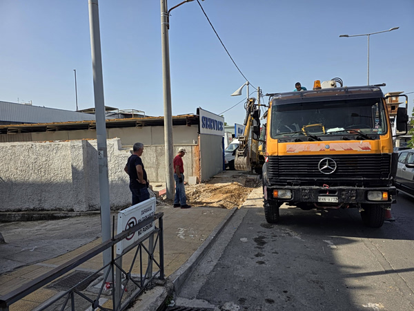 Δημος Μεταμόρφωσης: Ολοκληρώνεται η διάνοιξη της οδού Αξελού απο Σωκράτους προς την οδό Τατοΐου