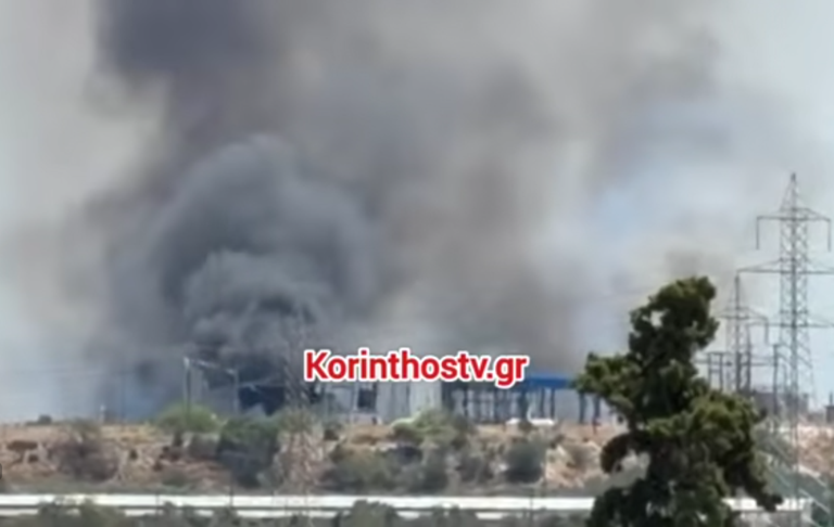 Πυρκαγιά σε εργοστάσιο στην Κόρινθο - Εντοπίστηκε μία σορός - Ισχυρές πυροσβεστικές δυνάμεις στο σημείο