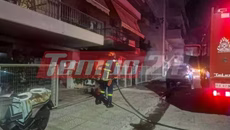 Πάτρα: Πανικός από φωτιά σε οχήματα σε πιλοτή πολυκατοικίας – Απεγκλωβίστηκαν ένοικοι