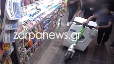 Χανιά: Μετέφεραν πλυντήριο ρούχων πάνω σε… ηλεκτρικό πατίνι – Δείτε βίντεο