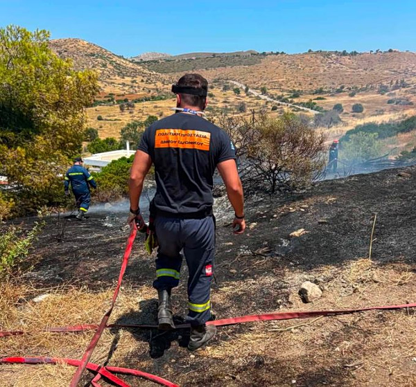 Οριοθετήθηκε η φωτιά στην Ανάβυσσο