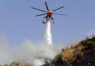 Ηράκλειο: Μεγάλη φωτιά στα Βορίζια – Ήχησε το 112