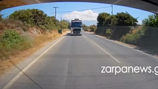 Χανιά: Ασυνείδητος οδηγός βυτιοφόρου «έπαιζε τα φώτα» και έκανε παράνομη προσπέραση