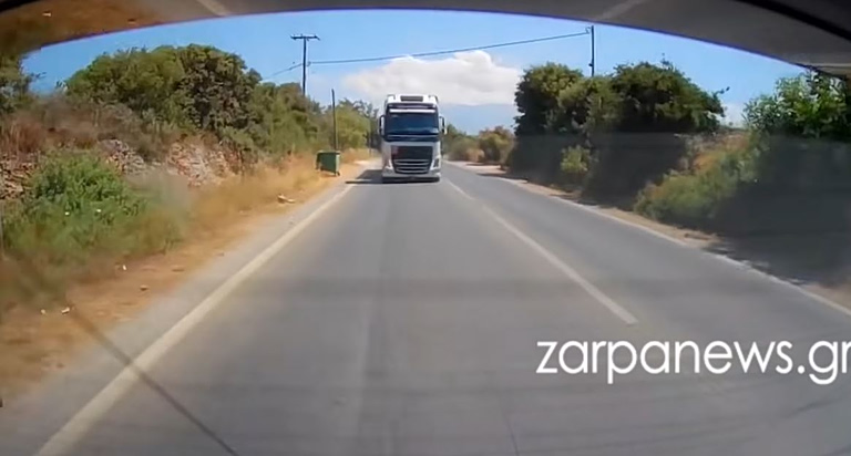 Χανιά: Ασυνείδητος οδηγός βυτιοφόρου «έπαιζε τα φώτα» και έκανε παράνομη προσπέραση