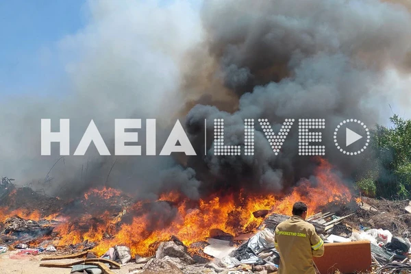 Φωτιά στο Βαρθολομιό Ηλείας – Ηχησε το 112 για ετοιμότητα
