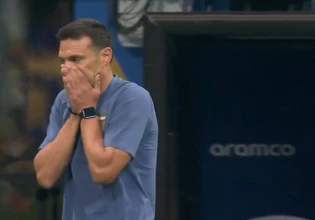Η απίθανη αντίδραση του Λιονέλ Σκαλόνι στο 3-2 της Αργεντινής (vid)