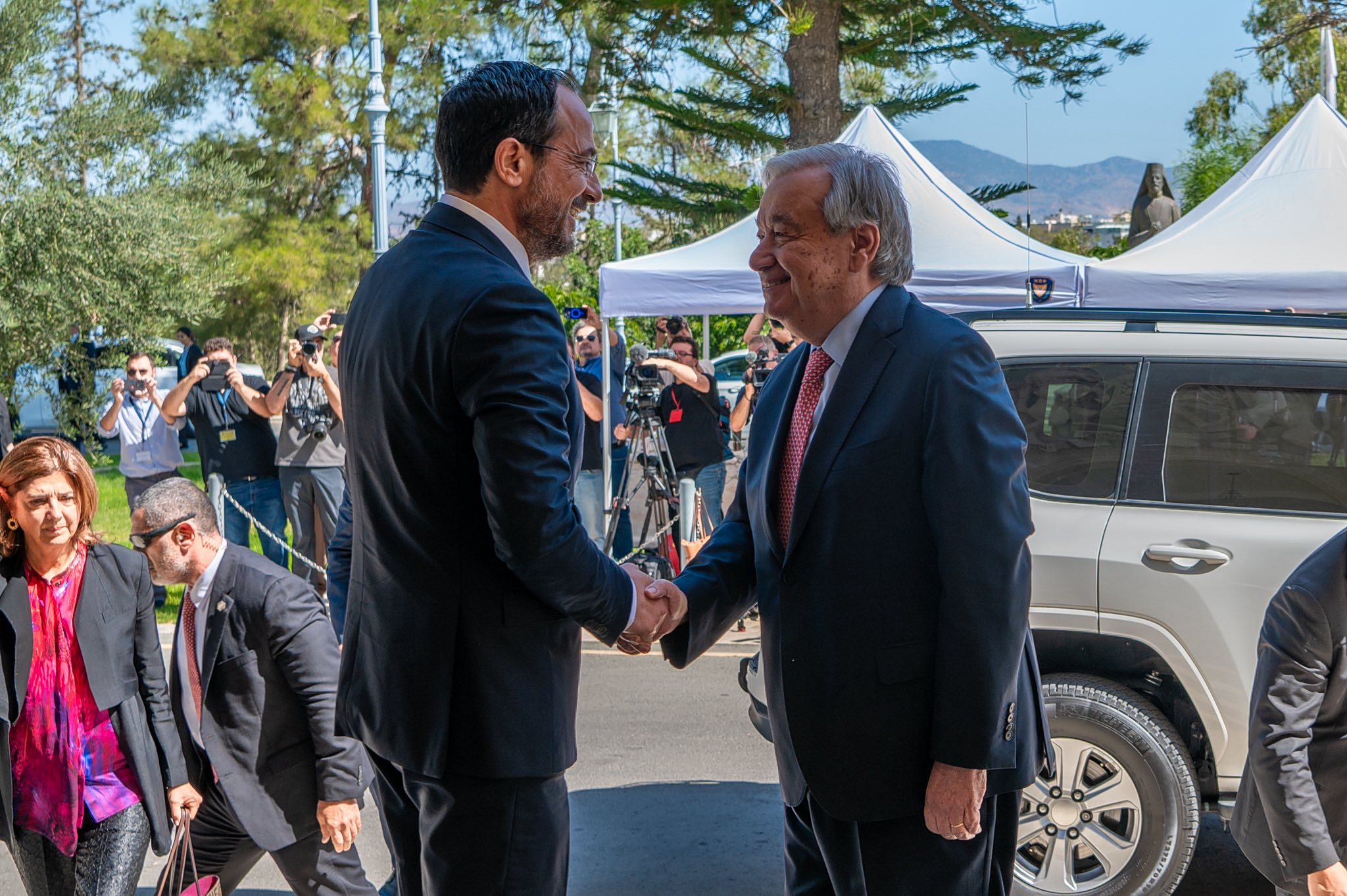 Γκουτέρες: Ισχυρή δέσμευση για επίτευξη λύσης στο Κυπριακό