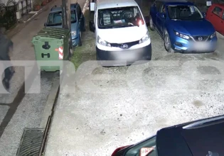 Σοκαριστικό περτιστατικό στη Λάρισα: Καρέ καρέ η εμπρηστική επίθεση σε ΙΧ γυναίκας