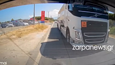 Χανιά: Συνελήφθη ο οδηγός του βυτιοφόρου που έκανε επικίνδυνη προσπέραση στον δρόμο του Αεροδρομίου