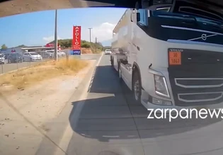 Χανιά: Συνελήφθη ο οδηγός του βυτιοφόρου που έκανε επικίνδυνη προσπέραση στον δρόμο του Αεροδρομίου