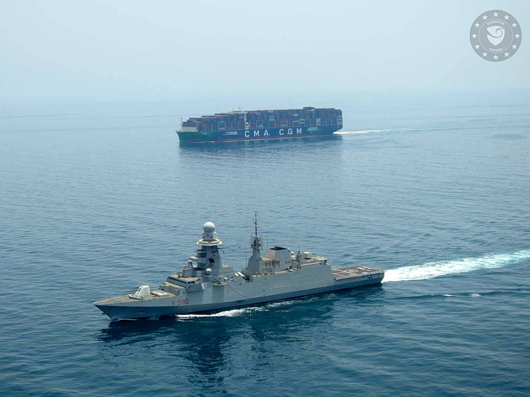 Μέση Ανατολή: Αναθεωρήθηκε η εκτίμηση απειλής στη βόρεια Ερυθρά Θάλασσα – Σε επιφυλακή η ευρωπαϊκή επιχείρηση ΑΣΠΙΔΕΣ