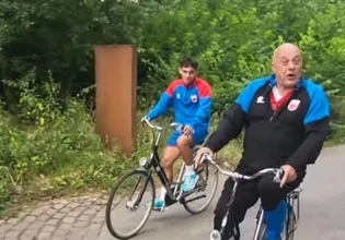 Ο Μπέος «τρολάρει» τους παίκτες του Βόλου σε ποδηλατάδα: «Αντί να με φτάσετε, πάω πρώτος;» (vid)