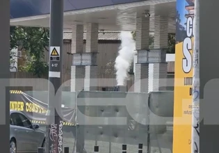 Βίντεο ντοκουμέντο από τη διαρροή αερίου σε πρατήριο καυσίμων στον Πειραιά