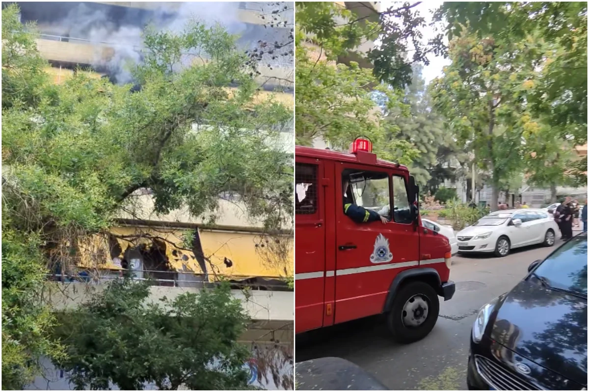 Φωτιά σε διαμέρισμα στον Άγιο Ελευθέριο