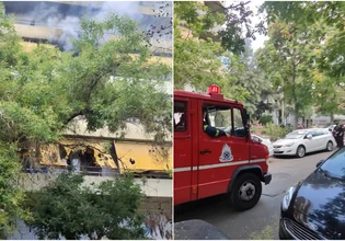 Φωτιά σε διαμέρισμα στον Άγιο Ελευθέριο