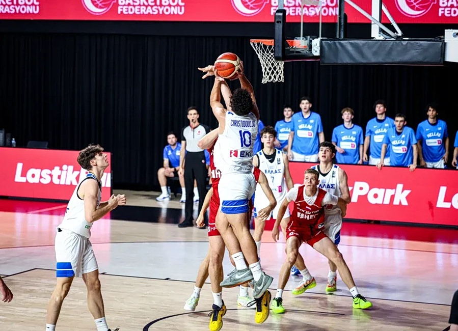 Σλοβενία – Ελλάδα 74-87: Εύκολη νίκη για την Εθνική Παίδων, πρώτος σκόρερ ο Χριστοδούλου (vid)