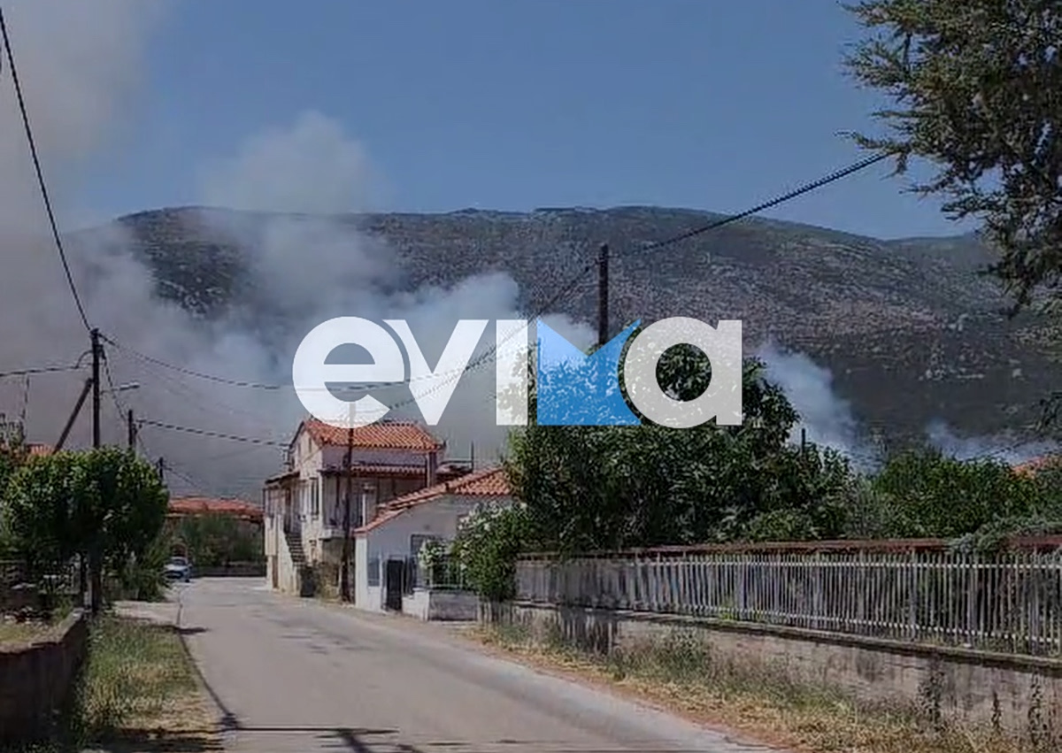 Φωτιά στην Εύβοια: Μήνυμα από το 112 για εκκένωση του χωριού της Επισκοπής
